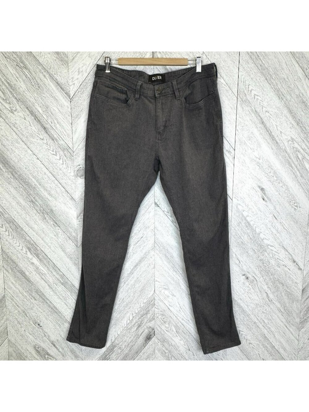 DU/ER Duer T2X Slim Fit Pants Mens Size 34x32 Gray Ultra Lightweight Stretch